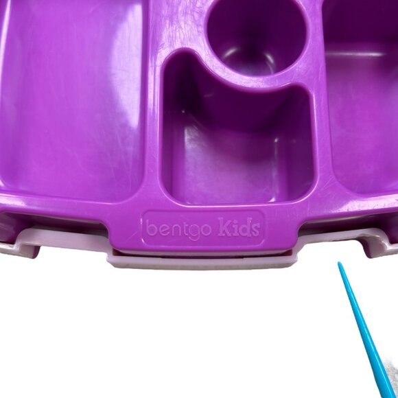 Bentgo Kids Purple Lunch Box Sealed Compartments School Snacks - Picture 5 of 5